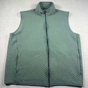 Izod Men's Quilted Sage Vest